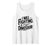 Je combattais Un Dinosaure, drôle pour Les Amateurs de Dinosaures Débardeur