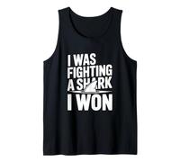 Je combattais Un Requin et J'Ai gagné Funny Ocean Warrior Débardeur