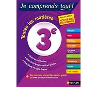 Je comprends tout - 3eme - Réviser toutes les matières pour réussir son année de 3e et son Brevet des collèges