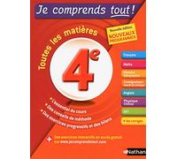 Je comprends tout - 4eme - Réviser toutes les matières pour réussir son année de 4e
