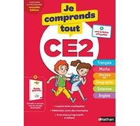 Je comprends tout CE2 - Tout en un (cours + exercices) pour réviser tout le programme du CE2 dans toutes les matières