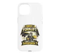 Je conduis Un Chariot élévateur. Quel est Votre opérateur de Coque pour iPhone 15