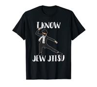 Je connais Jew Jitsu Rabbi Horah Dance Jiu Jitsu Jewish Man T-Shirt