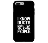 Je connais Les conduits Mieux Que Vous ne Connaissez Les Gens Technologie CVC Coque pour iPhone 7 Plus/8 Plus
