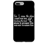 Je connais Les projets Que J'Ai pour Vous Message chrétien Coque pour iPhone 7 Plus/8 Plus