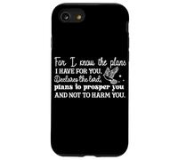 Je connais Les projets Que J'Ai pour Vous Message chrétien Coque pour iPhone SE (2020) / 7/8