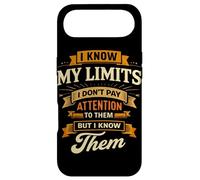 Je connais Mes limites, Je ne Fais Pas Attention, Blague sur Une Jambe amputée Coque pour iPhone Air