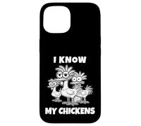 Je connais Mes Poulets, Je connais Mes Chickens. IMG Coque pour iPhone 15