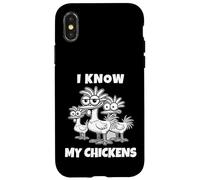 Je connais Mes Poulets, Je connais Mes Chickens. IMG Coque pour iPhone X/XS