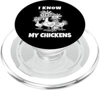 Je connais Mes Poulets, Je connais Mes Chickens. IMG PopSockets PopGrip pour MagSafe