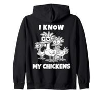 Je connais Mes Poulets, Je connais Mes Chickens. IMG Sweat à Capuche