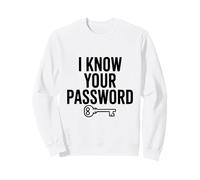 Je connais Ton Mot de Passe Funny Geeky Gamer Sweatshirt