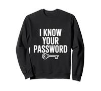 Je connais Ton Mot de Passe Funny Geeky Gamer Sweatshirt