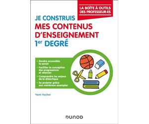 Je construis mes contenus d'enseignement 1er degré: La boîte à outils des professeur.es
