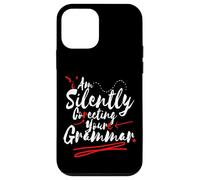 Je corrige en Silence Votre Professeur de Grammaire drôle et Sarcastique Coque pour iPhone 12 Mini