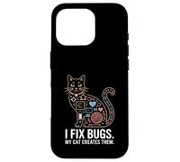 Je corrige Les Bugs, Mon Chat Les crée en codant Coque pour iPhone 16 Pro