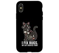 Je corrige Les Bugs, Mon Chat Les crée en codant Coque pour iPhone X/XS