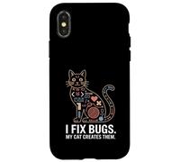 Je corrige Les Bugs, Mon Chat Les crée en codant Coque pour iPhone X/XS