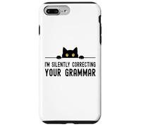 Je corrige silencieusement Votre Blague de Grammaire Professeur d'anglais Coque pour iPhone 7 Plus/8 Plus