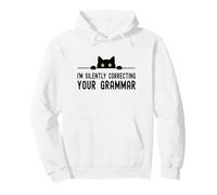 Je corrige silencieusement Votre Blague de Grammaire Professeur d'anglais Sweat à Capuche