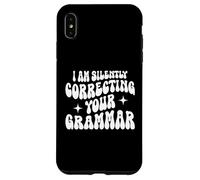 Je corrige silencieusement Votre Grammaire (drôle et Sarcastique) Coque pour iPhone XS Max