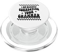 Je corrige silencieusement Votre Grammaire (drôle et Sarcastique) PopSockets PopGrip pour MagSafe