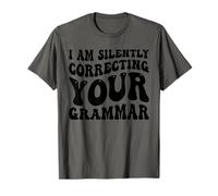 Je corrige silencieusement Votre Grammaire (drôle et Sarcastique) T-Shirt