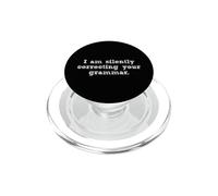 Je corrige silencieusement Votre Grammaire PopSockets PopGrip pour MagSafe