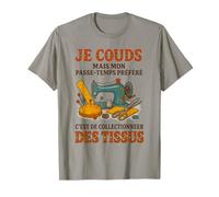 je couds mais mon passe temps préféré c'est T-Shirt
