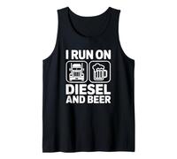 Je Cours au Diesel et à la bière - Funny Trucker Débardeur