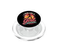 Je Cours comme Une Fille, Attrape-Moi si tu Peux PopSockets PopGrip pour MagSafe