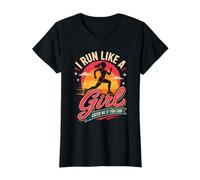 Je Cours comme Une Fille, Attrape-Moi si tu Peux T-Shirt