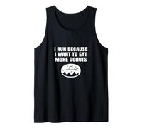 Je Cours Parce Que Je Veux Manger Plus de Beignets Funny Runner Running Débardeur