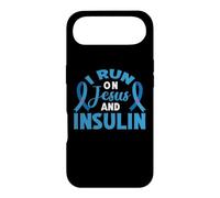 Je Cours sur Jésus et Le Mois de Sensibilisation au diabète insulinique, Type 1 Coque pour iPhone Air