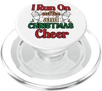 Je Cours sur Le café et la Joie de Noël PopSockets PopGrip pour MagSafe