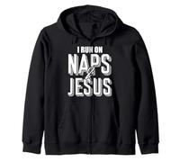 Je cours sur les siestes et Jésus, la religion, Dieu, l'église, les chrétiens Sweat à Capuche