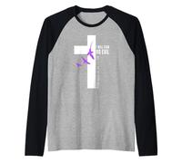 Je crains Pas de Malheur Psaume 23 Croix Dieu Foi Chrétiens Manche Raglan