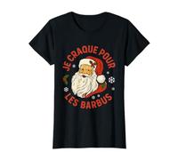 Je Craque pour Les Barbus, Père Noël Rétro Humoristique T-Shirt