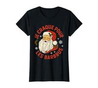 Je Craque pour Les Barbus, Père Noël Rétro Humoristique T-Shirt
