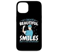 Je crée de beaux sourires Quel est votre dentiste superpuissant Coque pour iPhone 13