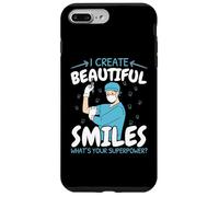 Je crée de beaux sourires Quel est votre dentiste superpuissant Coque pour iPhone 7 Plus/8 Plus