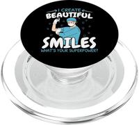 Je crée de beaux sourires Quel est votre dentiste superpuissant PopSockets PopGrip pour MagSafe