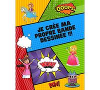 Je crée ma propre bande dessinée: 100 planches vierges avec bulles pour adultes, ados et enfants | Format A4 | Dessinez vos personnages et créez vos contes de fées