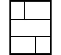 Je Crée Ma Propre Bande Dessinée sur Canvas | BD Vide 100 Planches Sans Bulles: Je crée ma BD ou je dessine mon Anime Manga avec plus de 400 vignettes ... (Excellent Cadeau BD, noel, anniversaire)