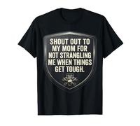 Je crie à ma mère pour ne Pas Avoir étranglé Une mère, Un Fils, Une Maman drôle T-Shirt Graphique avec Valeur