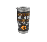 Je crie après l'arbitre comme si c'était mon travail, Soccer Dad Gobelet isotherme en acier inoxydable double paroi