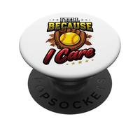 Je crie Parce Que Je tiens à Softball, Maman PopSockets PopGrip Adhésif