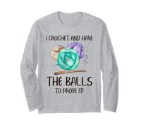 Je crochète et J'Ai Les Boules pour Le prouver en crochetant de façon Amusante Manche Longue