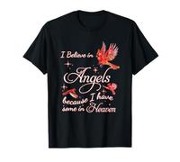 Je Crois aux Anges Parce Que j'en AI au Paradis T-Shirt
