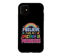 Je Crois en Un éventail de possibilités - Autism Awareness Coque pour iPhone 11